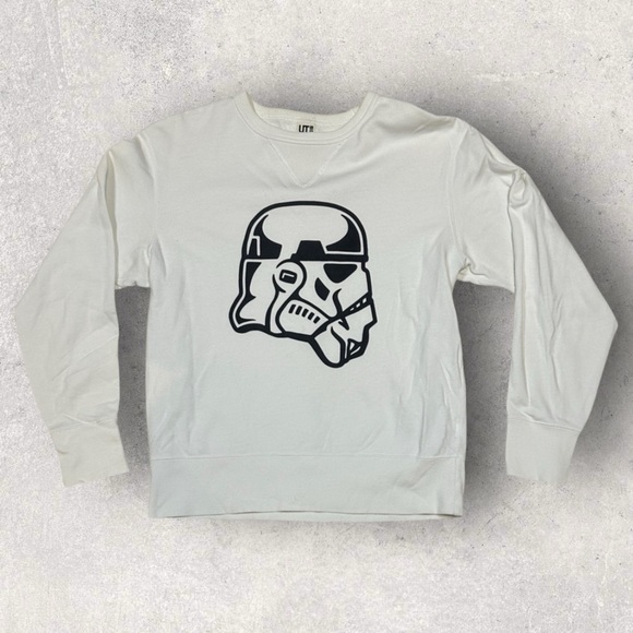 Uniqlo Other - [UNISEX] UNIQLO Star Wars Stormtrooper Crewneck Sweatshirt S | White Graphic